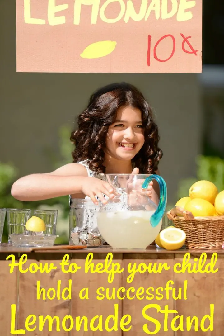 How to help your child hold a successful lemonade stand