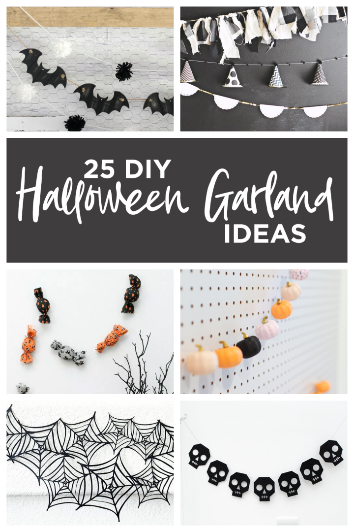25 DIY Halloween Garland Ideas