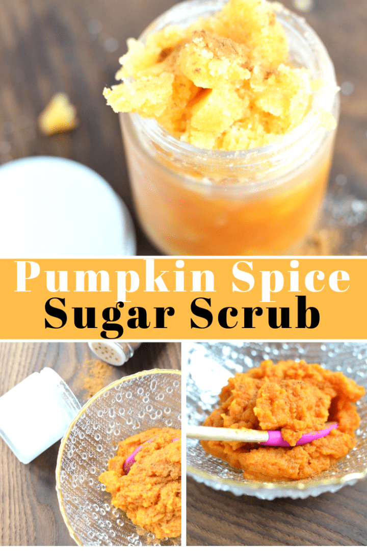 Pumpkin spice sugar scrub