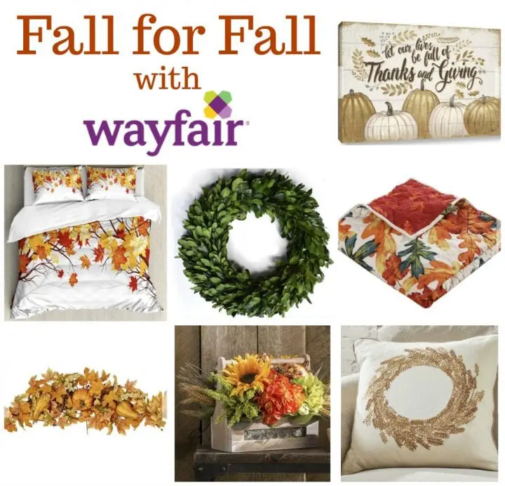 Fabulous Fall Decor: Make it a Harvest Home with Wayfair #WayfairHarvestHome #WayfairAtHome