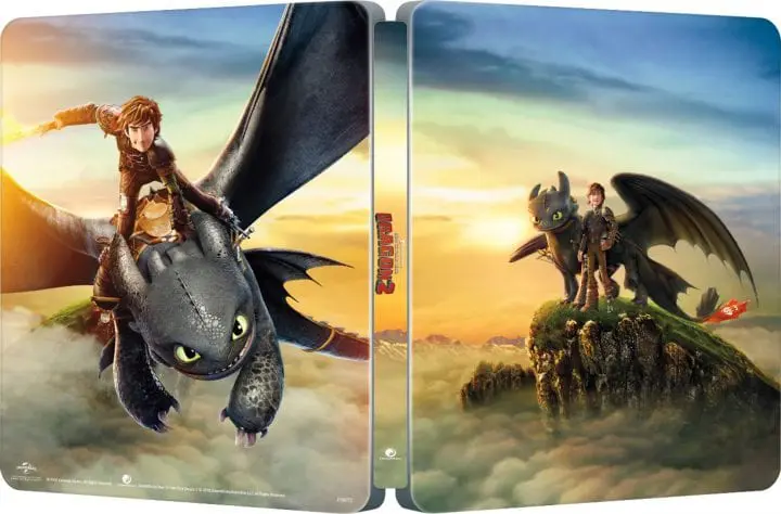 How to Train Your Dragon The Hidden World 4K Blu-Ray Collectible Steelbook