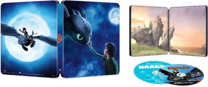 How to Train Your Dragon The Hidden World 4K Blu-Ray Collectible Steelbook