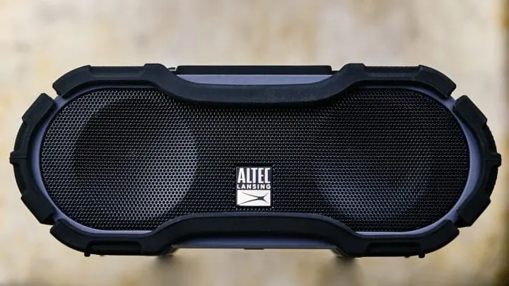 Altec Lansing BoomJacket Jolt Portable Bluetooth Speaker, Portable speaker with amazing sound, Altec Lansing speaker for outdoor use