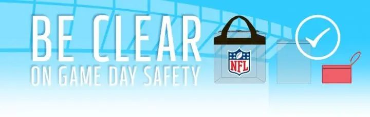 Stylish NFL Clear Bags in all price ranges NFL ALL CLEAR BAG POLICY