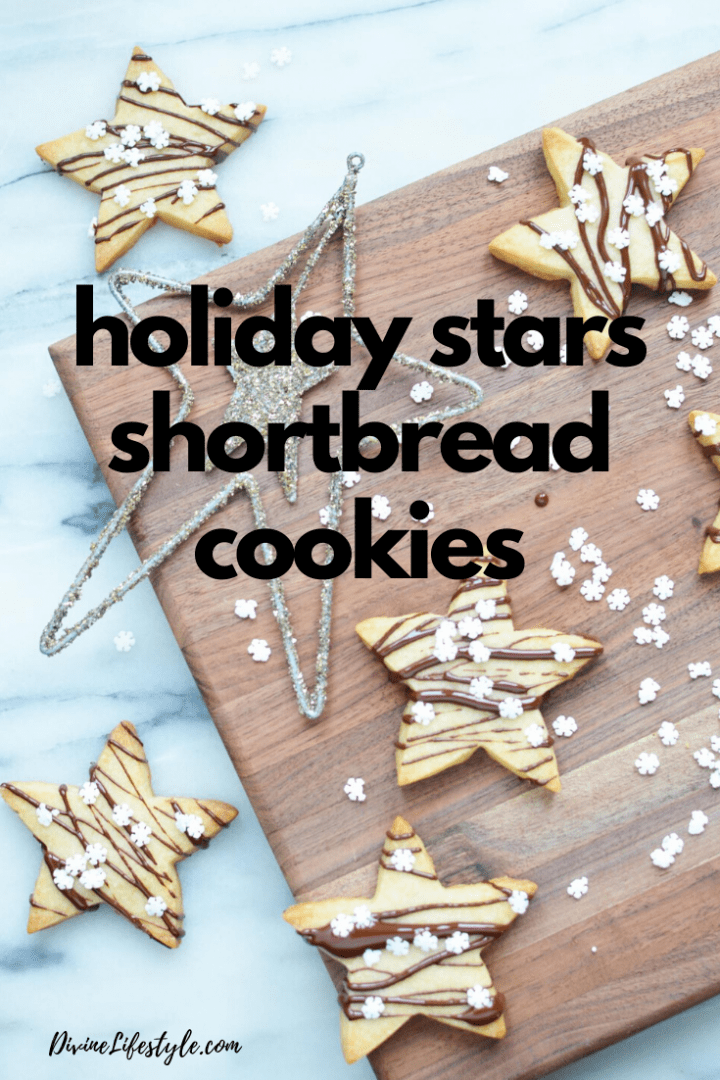 Holiday Stars Shortbread Cookie Cutout Recipe