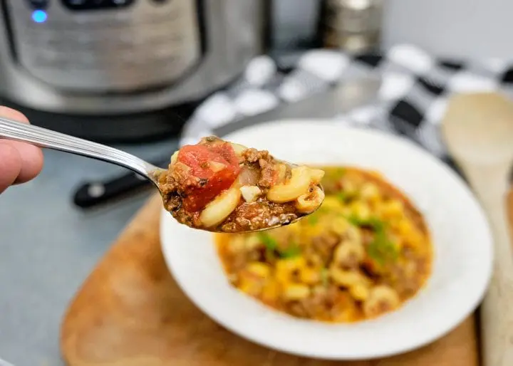 Instant Pot American Goulash Recipe - On Spoon