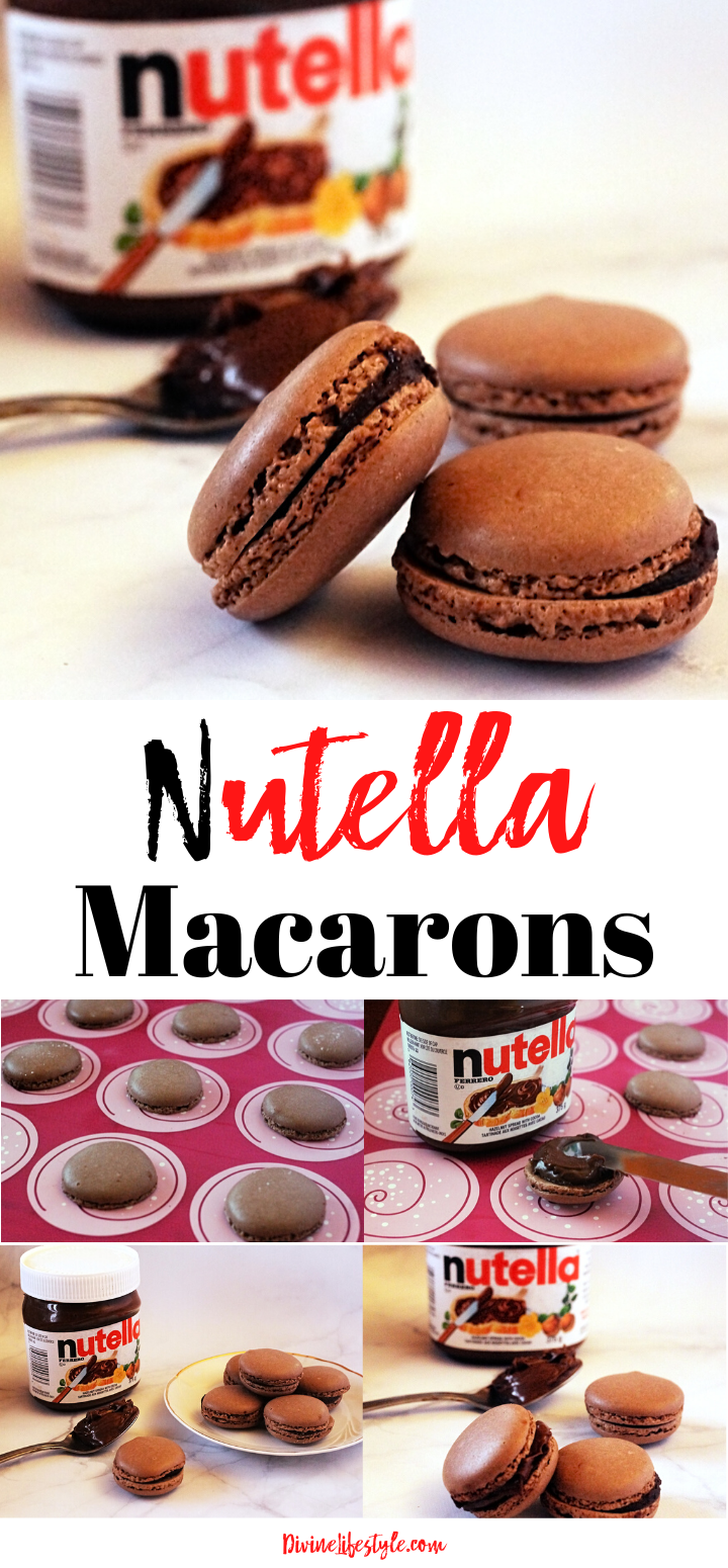 Chocolate Nutella Macarons