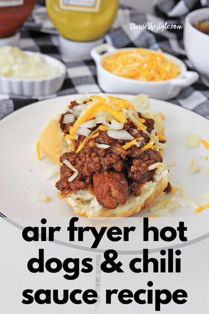 Air Fryer Hot Dogs and Chili Sauce Recipe