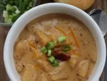 Slow Cooker Loaded Baked Potato Soup