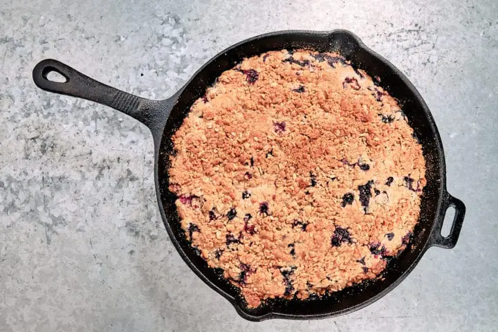 Blueberry and Cherry Crumble - Fresh out of oven