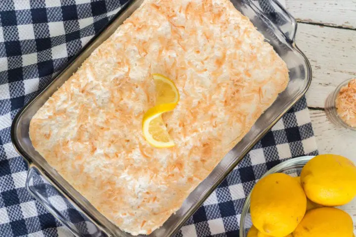 Coconut Meyer Lemon Bar Recipe with Crumb Topping