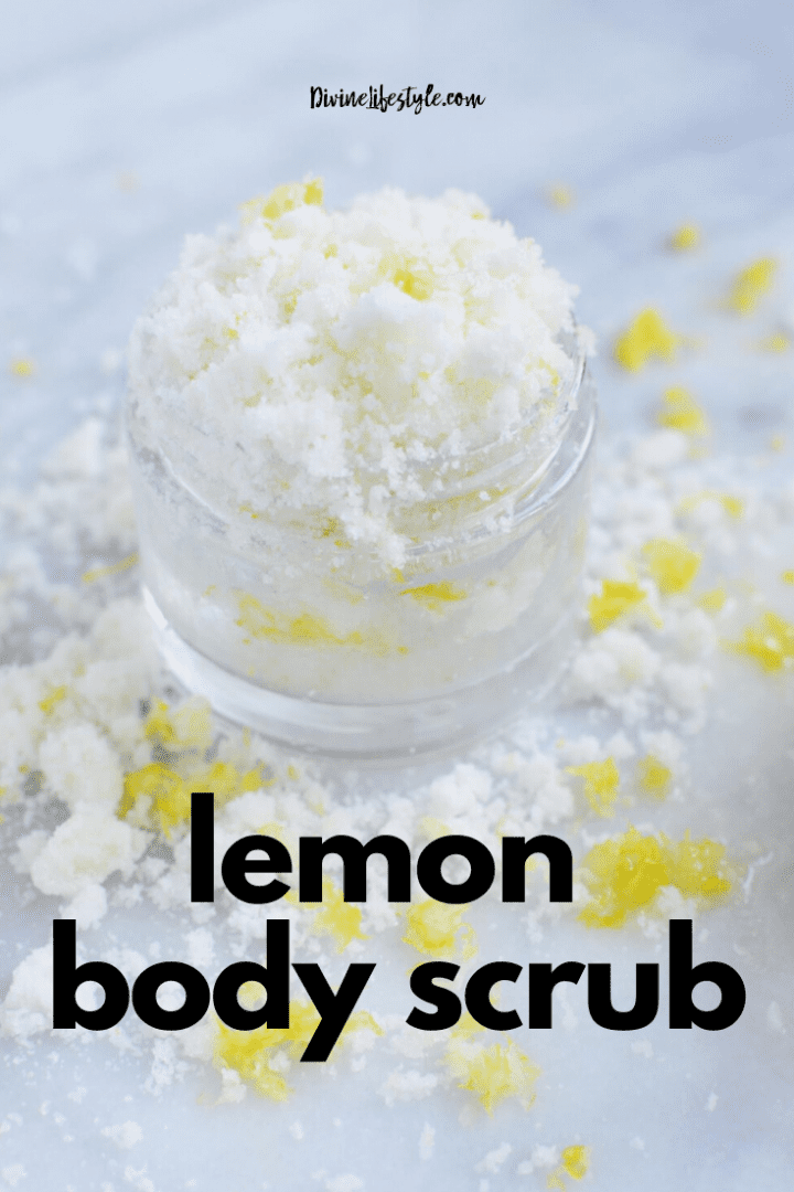 Lemon Body Scrub with Coconut Oil