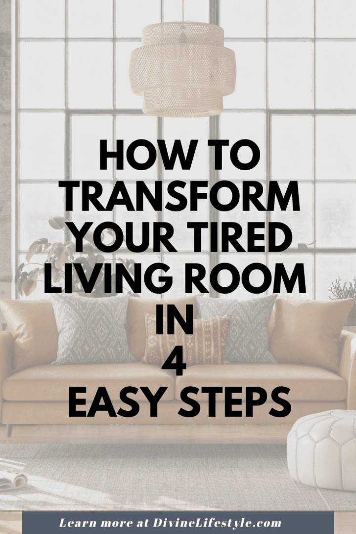 How to transform your tired living room in four easy steps