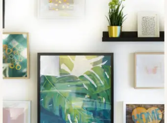 DIY Inexpensive Framed Artwork: How to Create Wall Decor Groupings