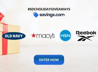 Enter to Win in the Savings.com 12 Days of Giveaways #SDCHolidayGiveaways