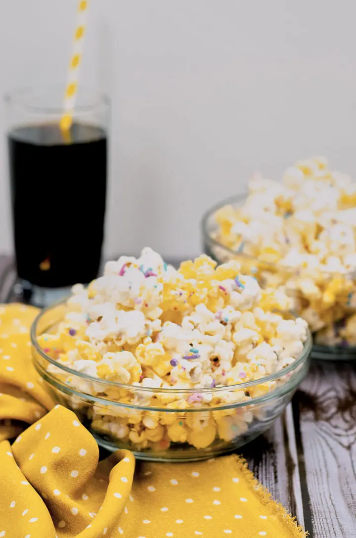Chocolate Drizzled Popcorn Instant Pot