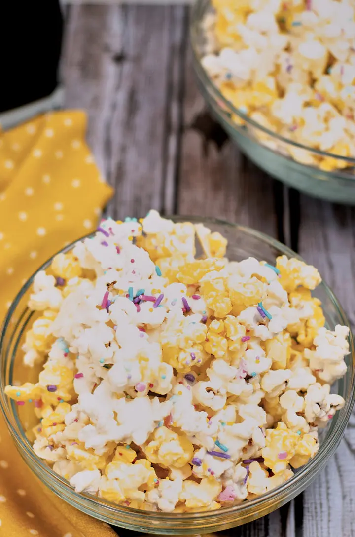 Chocolate Drizzled Popcorn Instant Pot