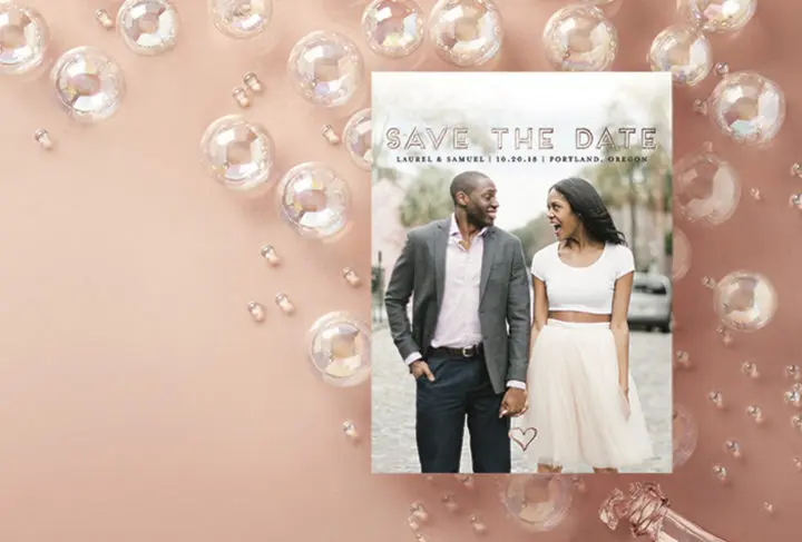 How To Pick The Perfect Photo For Your Wedding Save The Dates