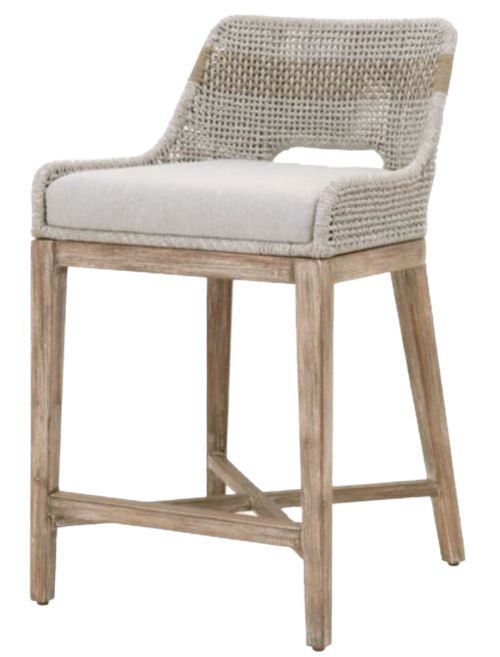 One Kings Lane Arras Counter Stool, Taupe