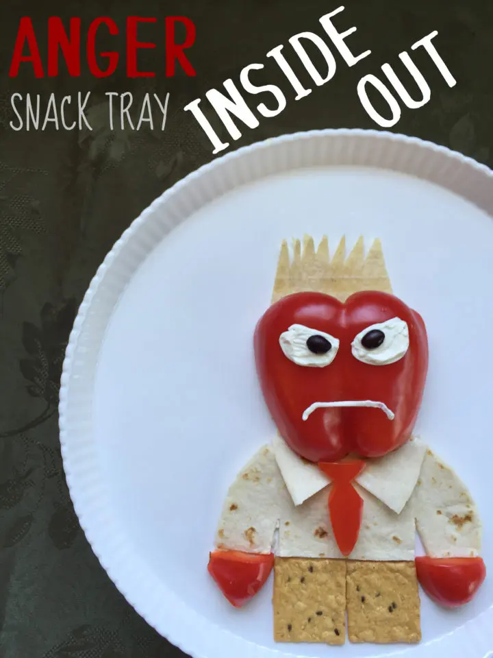 Disney's Inside Out Anger Snack Tray