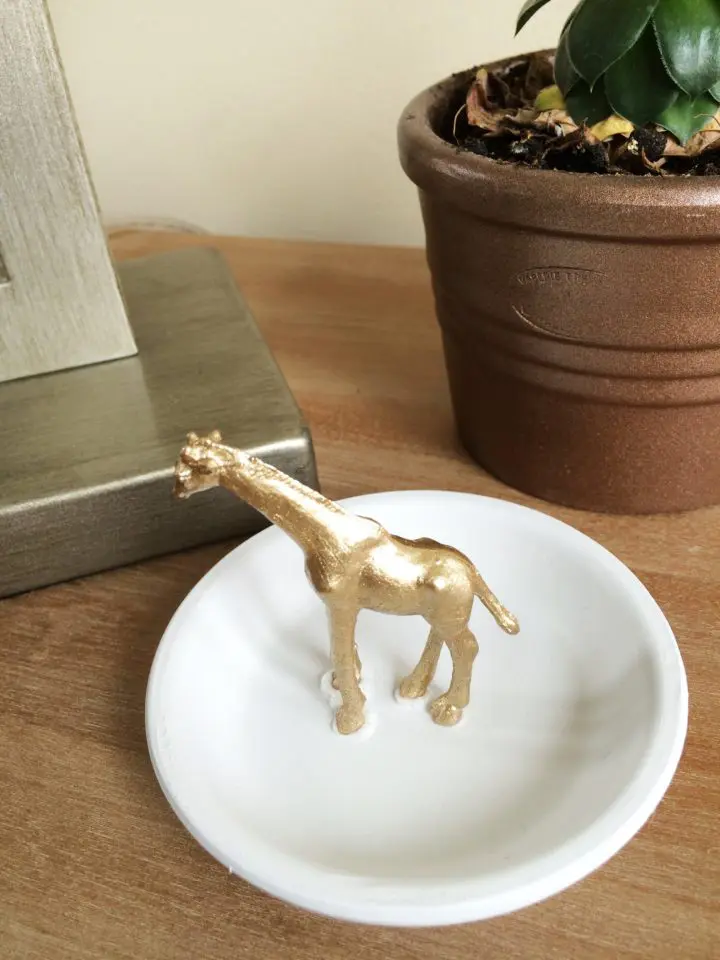 Giraffe Ring Holder Dish Complete