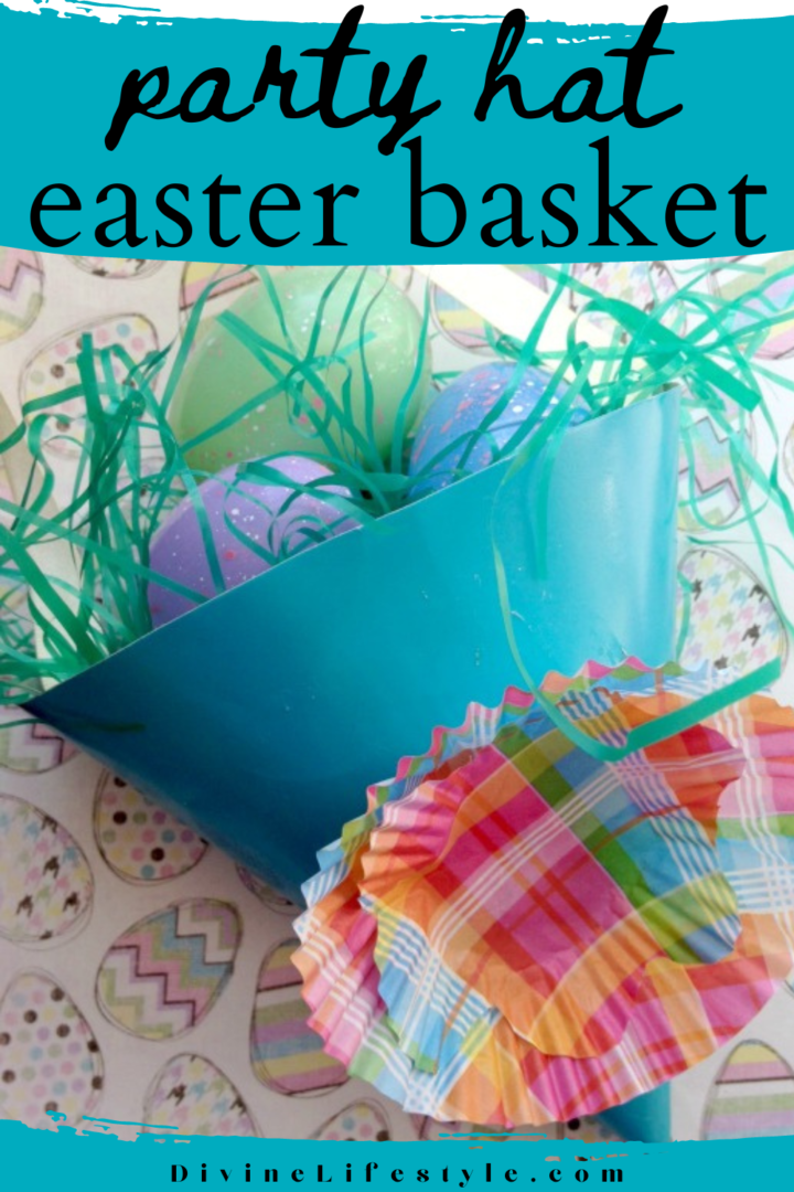 Party Hat Easter Basket