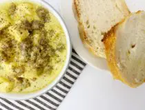 Ricotta Gnudi Recipe with Creamy Sausage Pesto