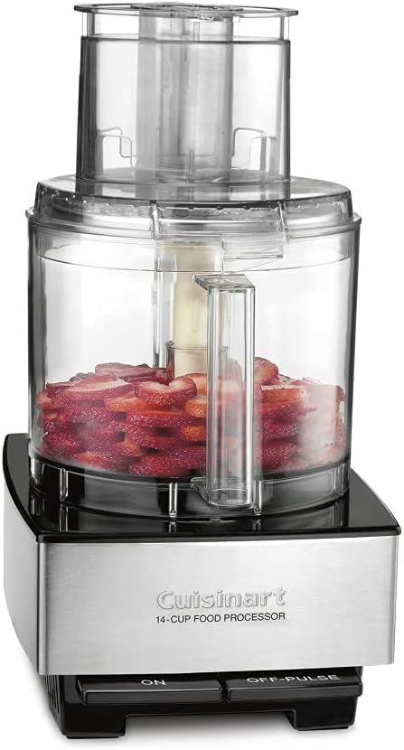 Cuisinart Food Processor Cup Vegetable Chopper for Mincing Dicing Shredding Puree & Kneading Dough Stainless Steel DFP BCNY
