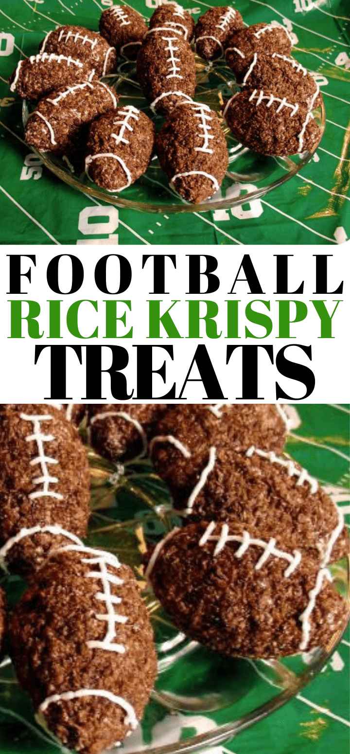 Football Rice Krispy Treats