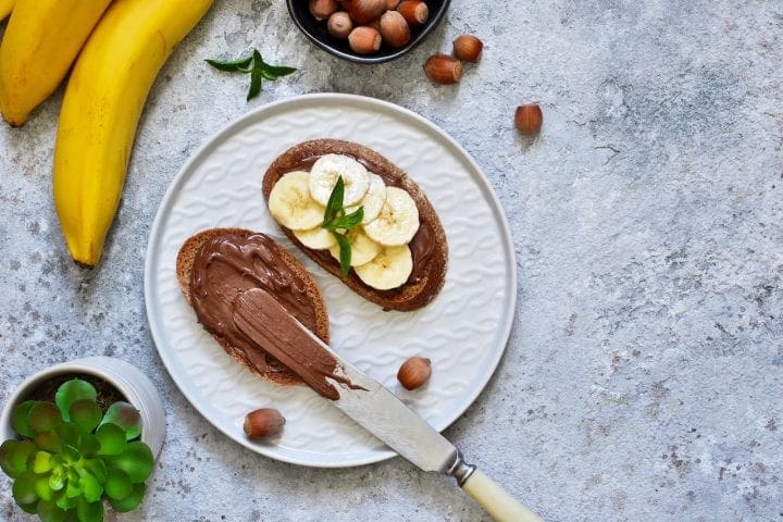 Banana and Nutella Sandwich