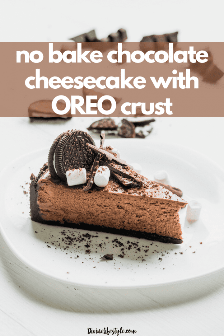 No Bake Chocolate Cheesecake with OREO Crust Recipe