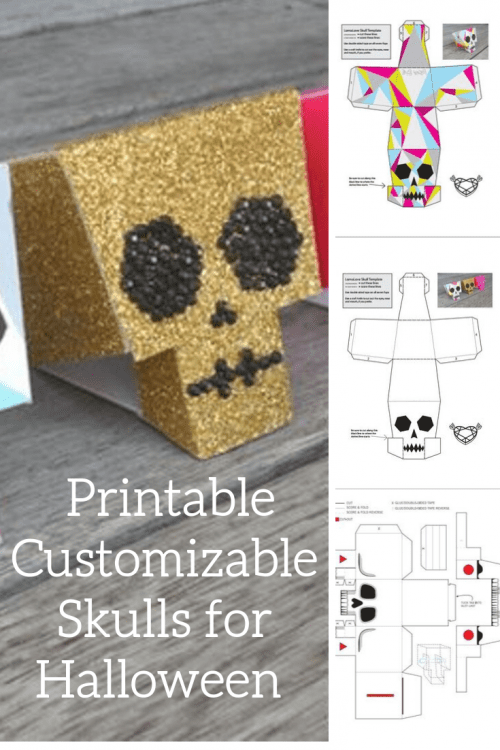Printable Customizable Skulls for Halloween Craft Skull Divine Lifestyle