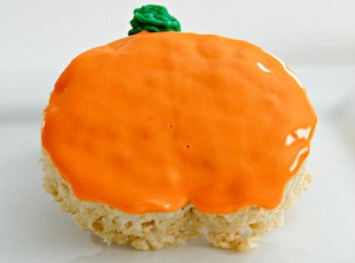 Pumpkin Rice Krispie Treats