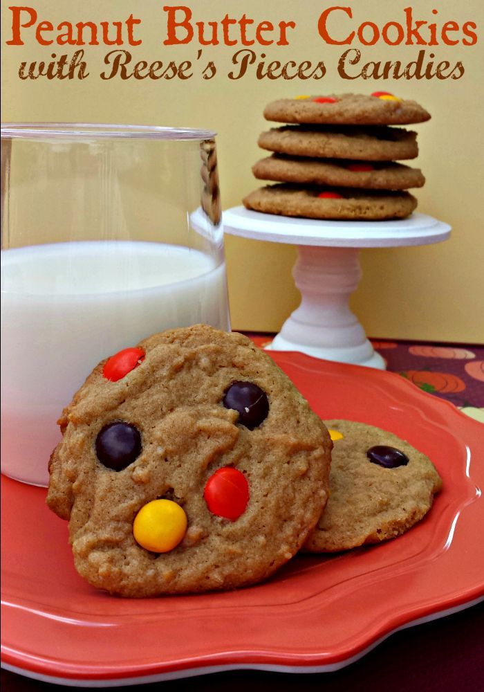 Reese's Pieces Peanut Butter Cookies