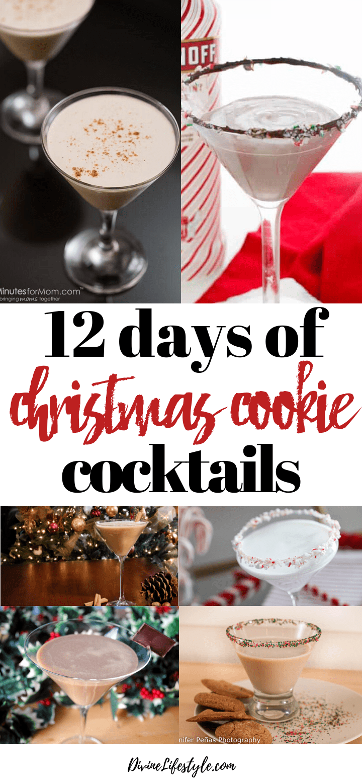 12 Days of Christmas Cookie Cocktails Drink Recipes