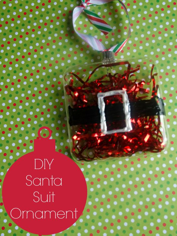 DIY Santa Suit Ornament