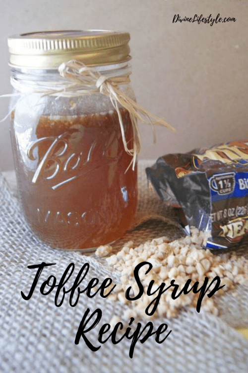 Easy Toffee Syrup Recipe Fall Entertaining Drinks Divine Lifestyle