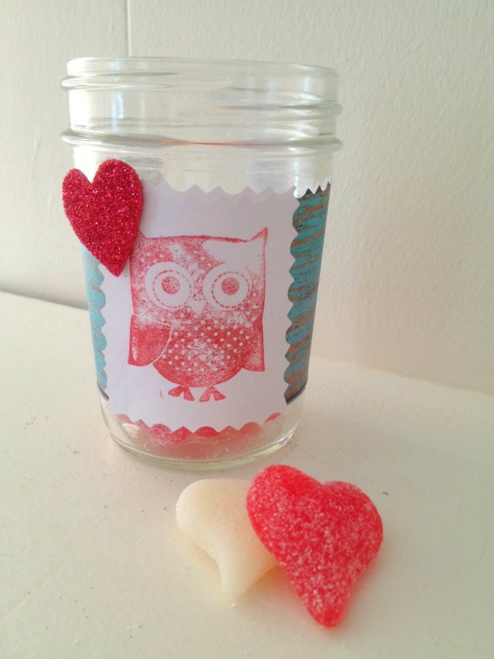 DIY Valentine’s Day Owl Treat Jar