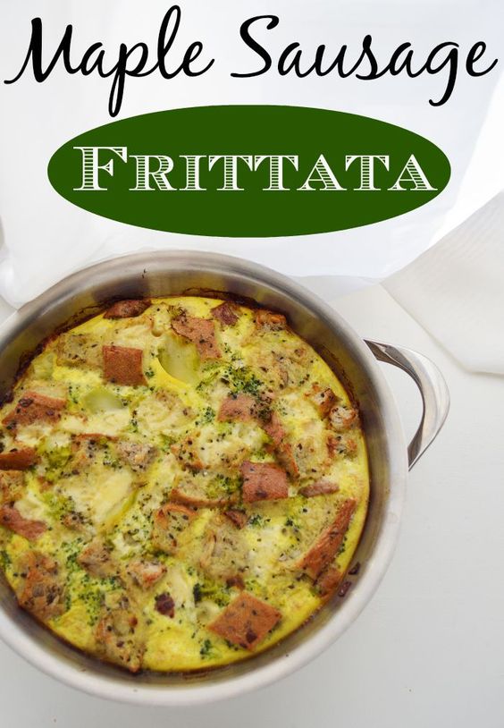 Maple Sausage Frittata Recipe 