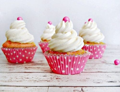 Strawberry Cream Cupcakes Dessert Recipe Berries