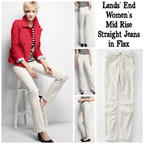 Lands' End Mid Rise Jeans and Jacket