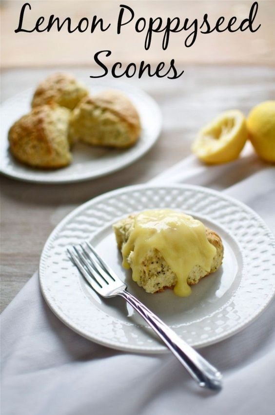 Lemon Poppyseed Scones