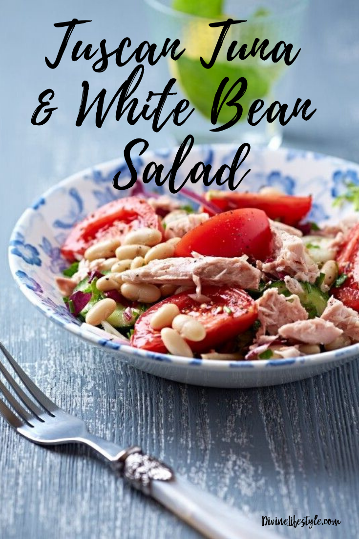 Tuscan Tuna and White Bean Salad Dinner Recipe Divine Lifestyle