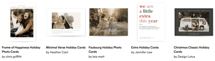 Minted Photo Christmas Cards