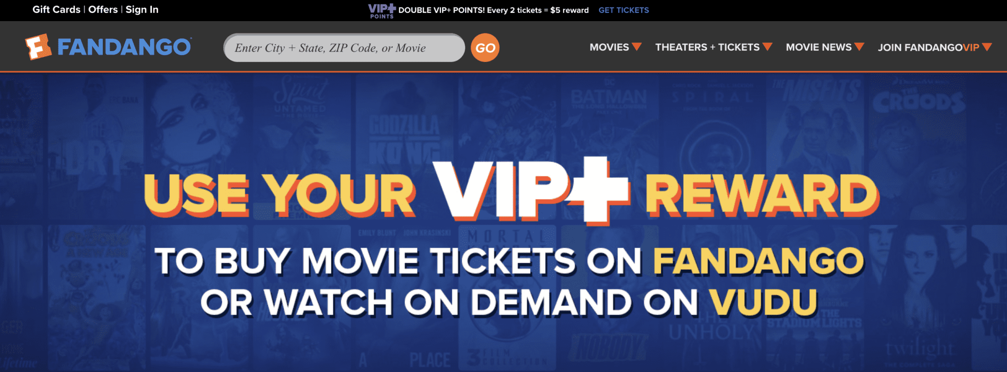 VIP Fandango Account