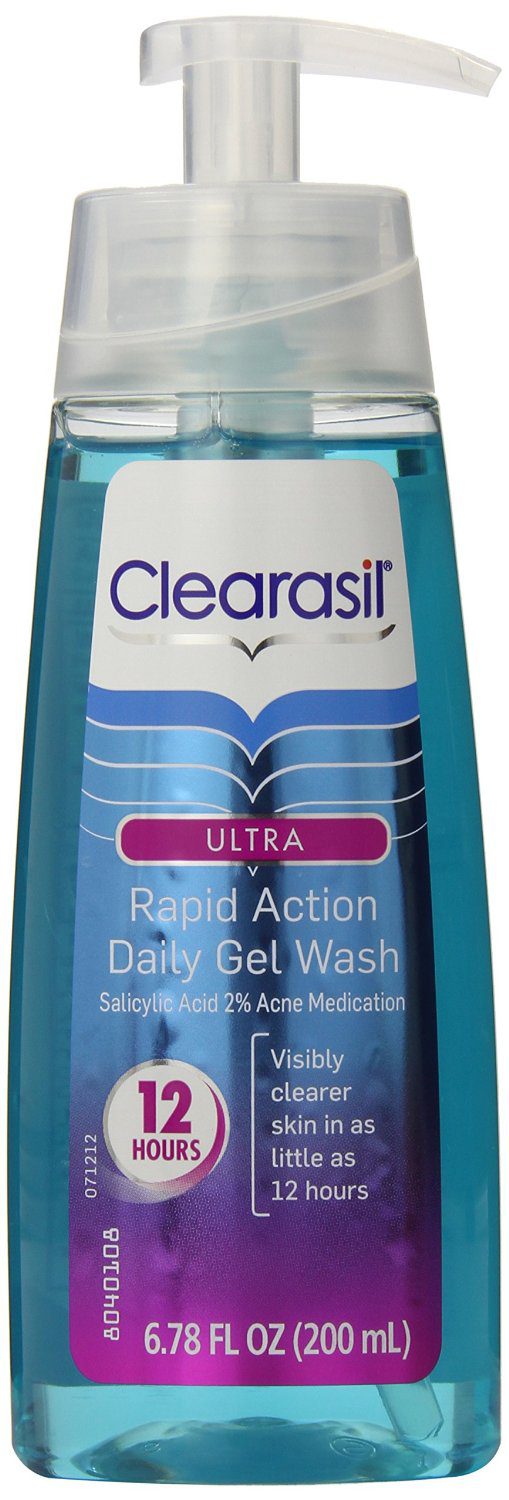 Clearasil Ultra Rapid Action Acne Treatment Face Wash Gel, 6.78 Ounce