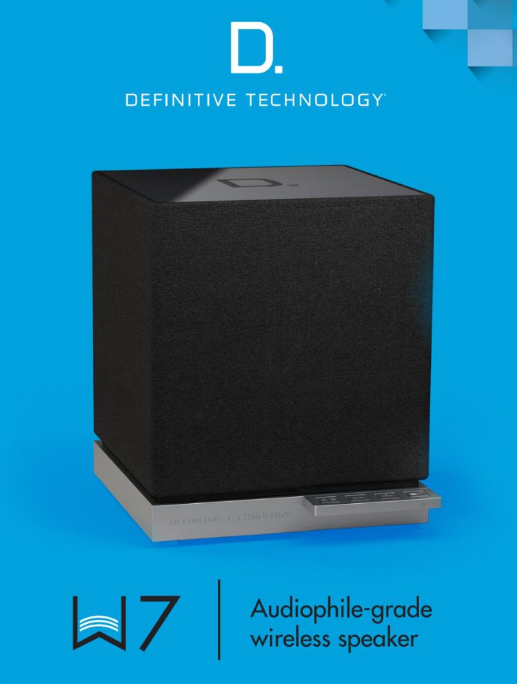 Definitive Technology W7 Audiophile-Grade Wireless Speaker