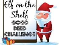 Elf on the Shelf Good Deed Challenge