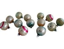 Mercury Glass Glitter Ornaments S 13 – 99.00 One Kings Lane