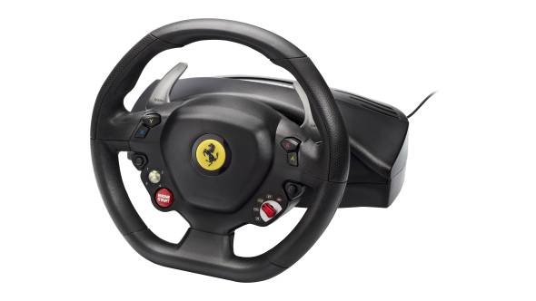 Microsoft Store Thrustmaster Ferrari 458 Italia Racing Wheel for Xbox 360